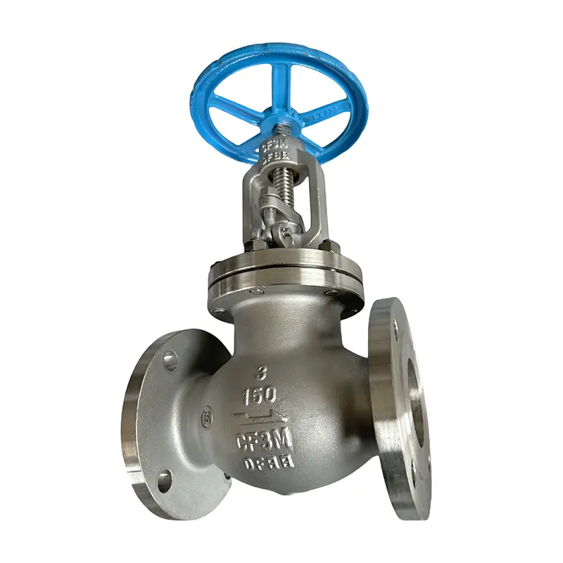Vlekvrye staal 316l Flens Globe Valve